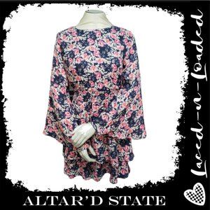 ALTAR'D STATE Claudine Boho Floral Dress